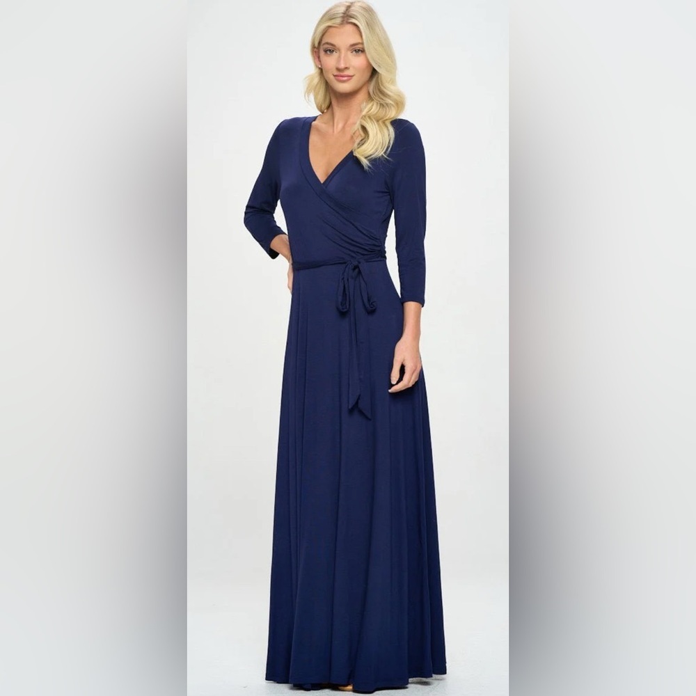 BURU Willowdean Faux Wrap Dress Size Small/Medium